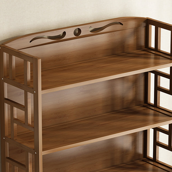 Modern Bamboo Bookcase Standard 11-inch Wide Home Book Shelf