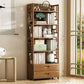 Modern Bamboo Bookcase Standard 11-inch Wide Home Book Shelf