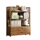 Modern Bamboo Bookcase Standard 11-inch Wide Home Book Shelf