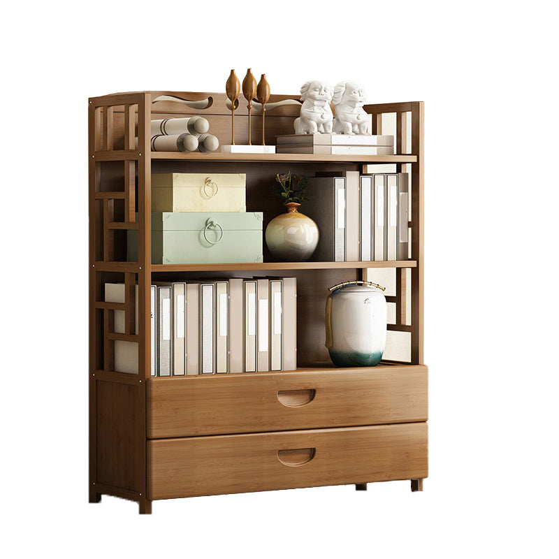 Modern Bamboo Bookcase Standard 11-inch Wide Home Book Shelf