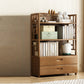 Modern Bamboo Bookcase Standard 11-inch Wide Home Book Shelf