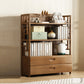 Modern Bamboo Bookcase Standard 11-inch Wide Home Book Shelf