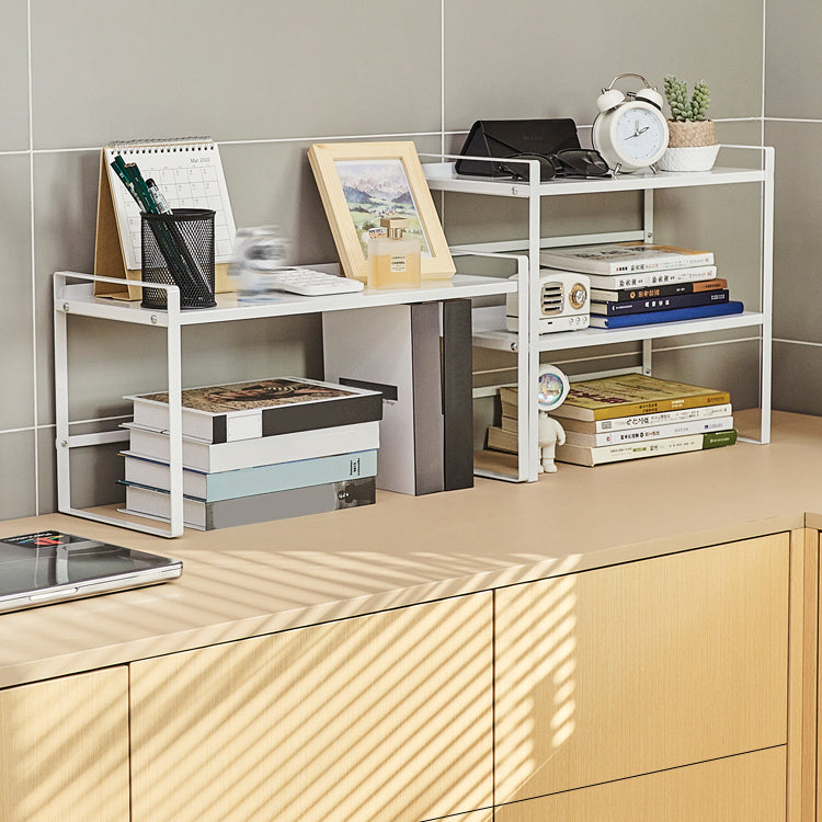 Estantería moderna de metal, estantería geométrica para cualquier habitación, 8.5 "W