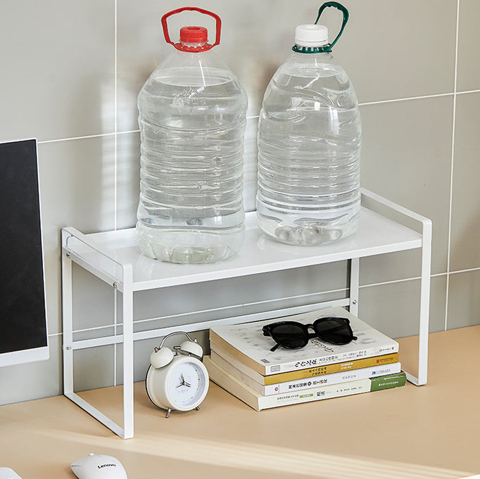 Estantería moderna de metal, estantería geométrica para cualquier habitación, 8.5 "W