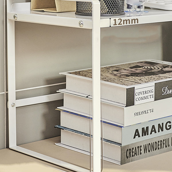 Estantería moderna de metal, estantería geométrica para cualquier habitación, 8.5 "W