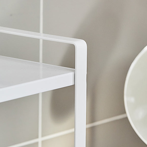 Estantería moderna de metal, estantería geométrica para cualquier habitación, 8.5 "W