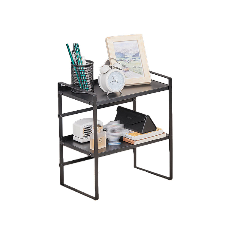 Estantería moderna de metal, estantería geométrica para cualquier habitación, 8.5 "W