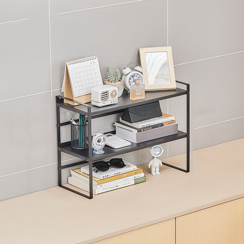 Estantería moderna de metal, estantería geométrica para cualquier habitación, 8.5 "W