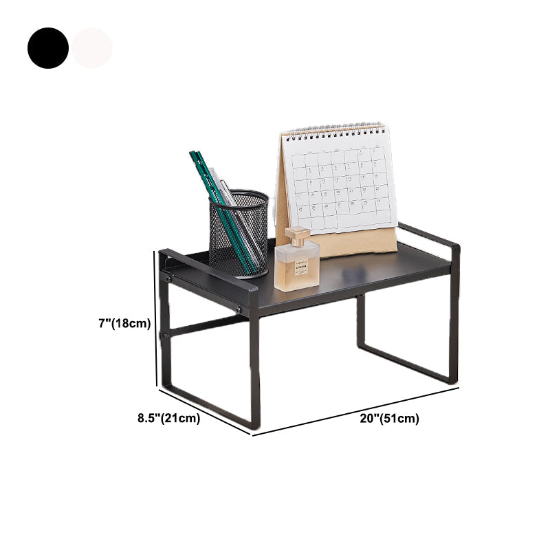 Estantería moderna de metal, estantería geométrica para cualquier habitación, 8.5 "W
