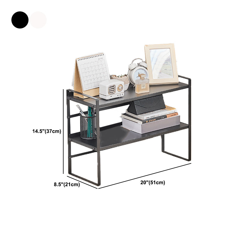 Estantería moderna de metal, estantería geométrica para cualquier habitación, 8.5 "W