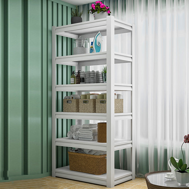 Open Metal Bookshelf Modern Home Office Rectangular Bookcase Clearhalo 'Bookcases' 'furn' 'furn_bookcases' 'Furniture' 'Office Furniture' 5380508