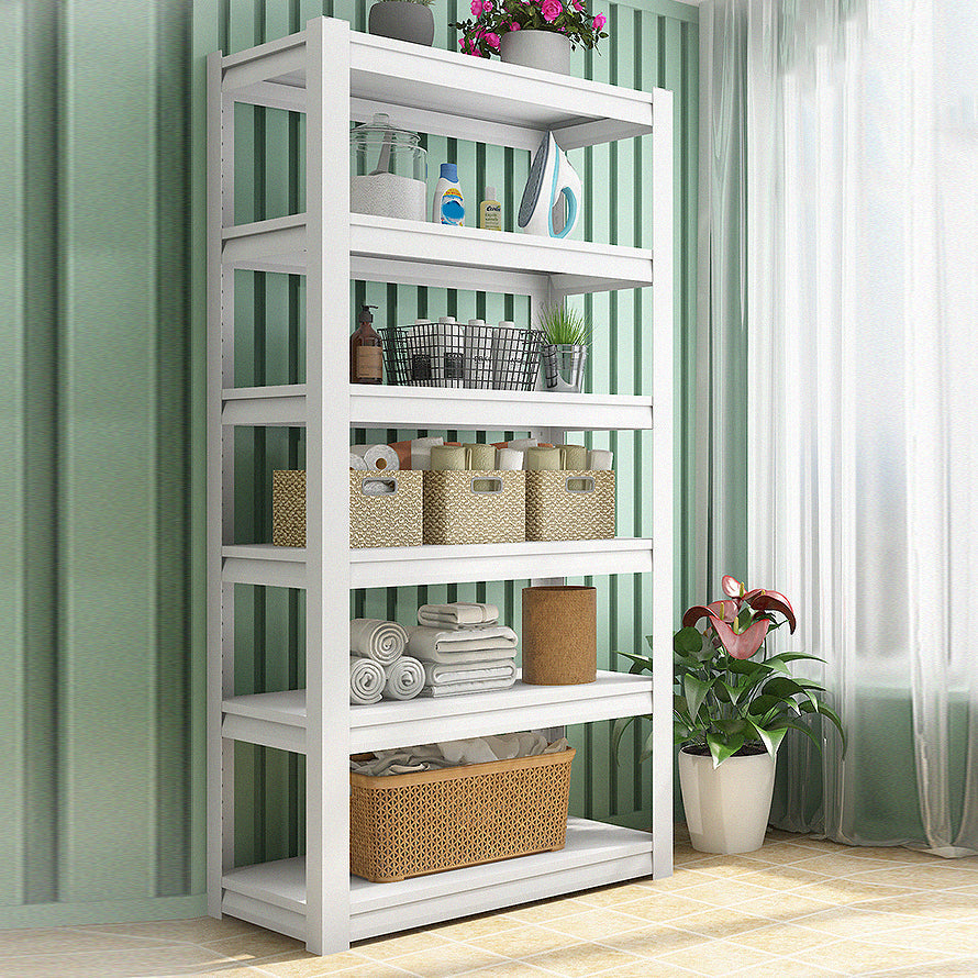 Open Metal Bookshelf Modern Home Office Rectangular Bookcase Clearhalo 'Bookcases' 'furn' 'furn_bookcases' 'Furniture' 'Office Furniture' 5380520
