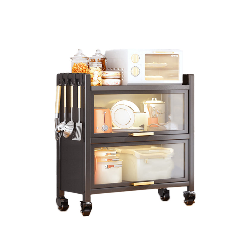 Bibliothèque en métal, 14,5 "W, étagères géométriques à bibliothèque multiples