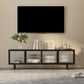 19.69 "H TV Stand State chiuso Console TV in stile industriale con porte