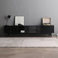 Traditional TV Stand Console with Drawers Rubberwood TV Media Stand