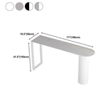 Stone Bar Table Traditional Luxury Bar Dining Table with Sled Base Clearhalo 'Bar Furniture' 'Bar Tables' 'bar_tables' 'furn' 'furn_bar_tables' 'Furniture' 'Kitchen & Dining Furniture' 5380932