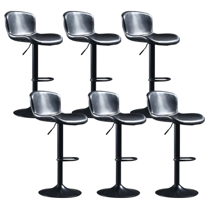 Einstellbarer Innenhocker mit Wirbelstuhl mit schwenkbarem Lederstuhl Stuhl