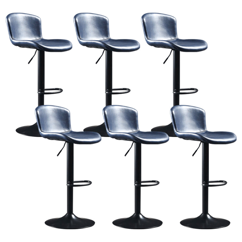 Tabouret de comptoir réglable intérieur avec tabouret de bar à comptoir en cuir pivotant