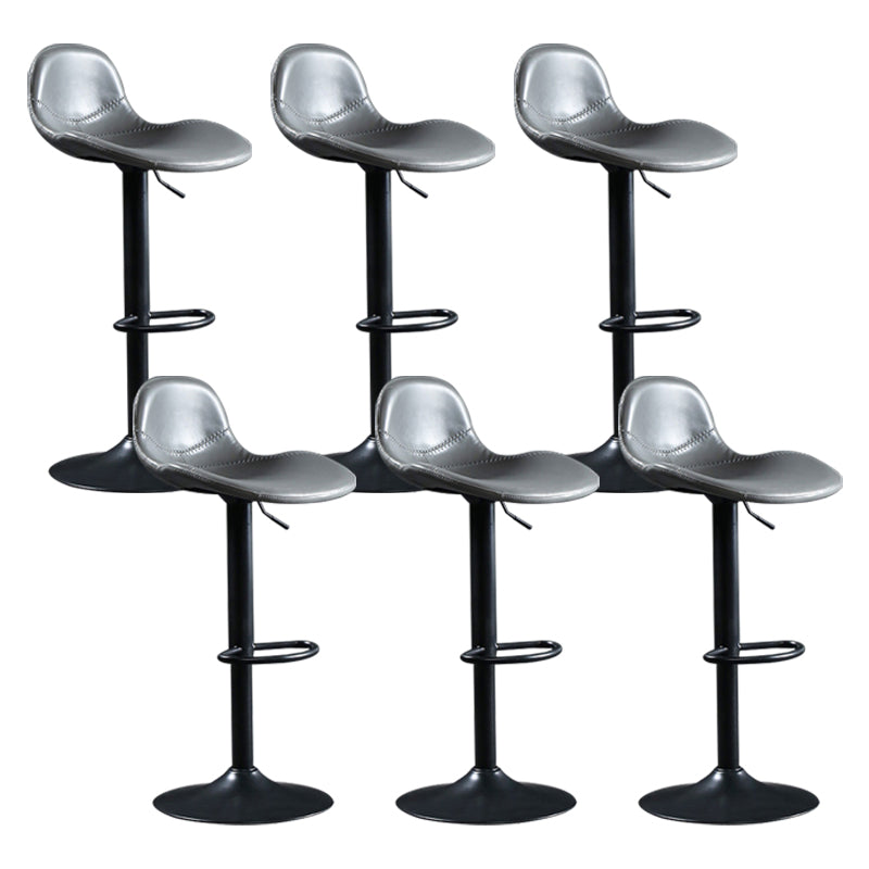 Tabouret de comptoir réglable intérieur avec tabouret de bar à comptoir en cuir pivotant