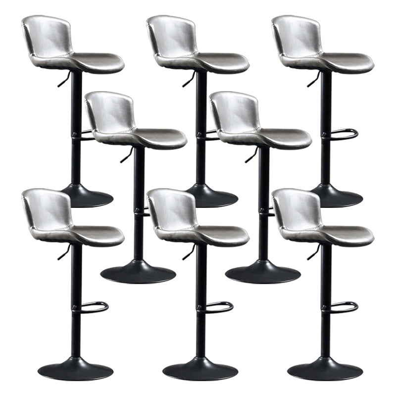 Einstellbarer Innenhocker mit Wirbelstuhl mit schwenkbarem Lederstuhl Stuhl