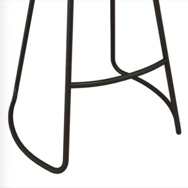 Tabouret de comptoir en bois de style bars de style industriel avec des jambes en métal pour le restaurant