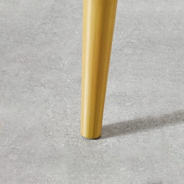 Tabouret de comptoir sans arme nordique tabouret de bar de fer de fer avec coussin et pédale