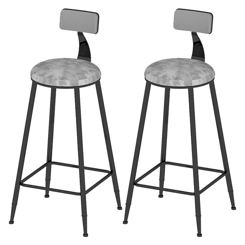 Woonkamer voetsteun barkiek met metalen basis Scandinavische bar en tegenstoel