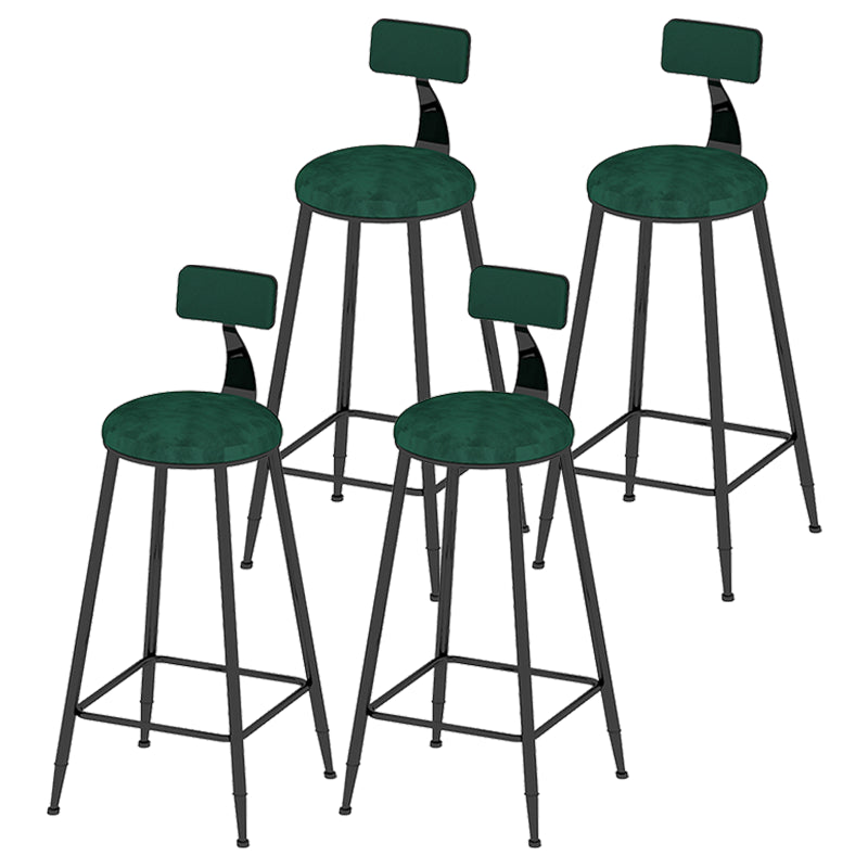 Woonkamer voetsteun barkiek met metalen basis Scandinavische bar en tegenstoel