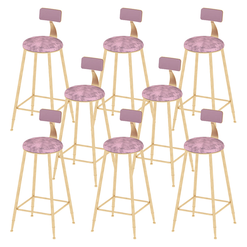 Woonkamer voetsteun barkiek met metalen basis Scandinavische bar en tegenstoel