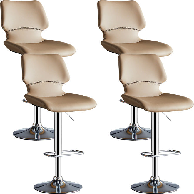 キッチン用の金属製の脚を備えたモダンなリフト可能なバースツール金属カウンターバースツール