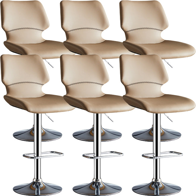 キッチン用の金属製の脚を備えたモダンなリフト可能なバースツール金属カウンターバースツール