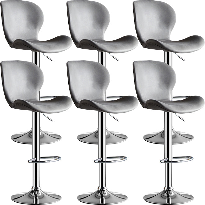 キッチン用の金属製の脚を備えたモダンなリフト可能なバースツール金属カウンターバースツール