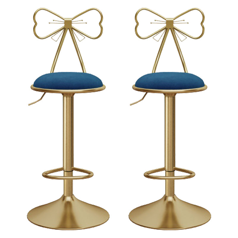 布張りのバースツール調整可能な高さスカンジナビアのカウンターハイトスツール