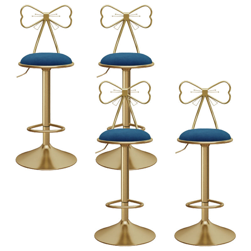 布張りのバースツール調整可能な高さスカンジナビアのカウンターハイトスツール