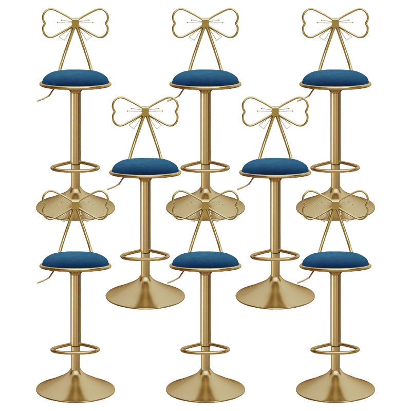 布張りのバースツール調整可能な高さスカンジナビアのカウンターハイトスツール