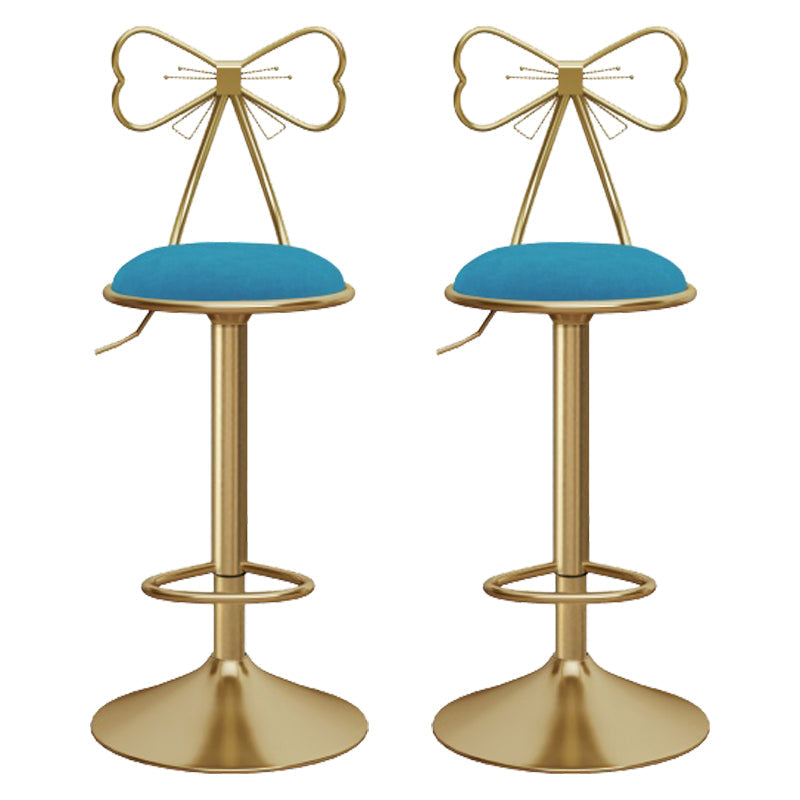 布張りのバースツール調整可能な高さスカンジナビアのカウンターハイトスツール