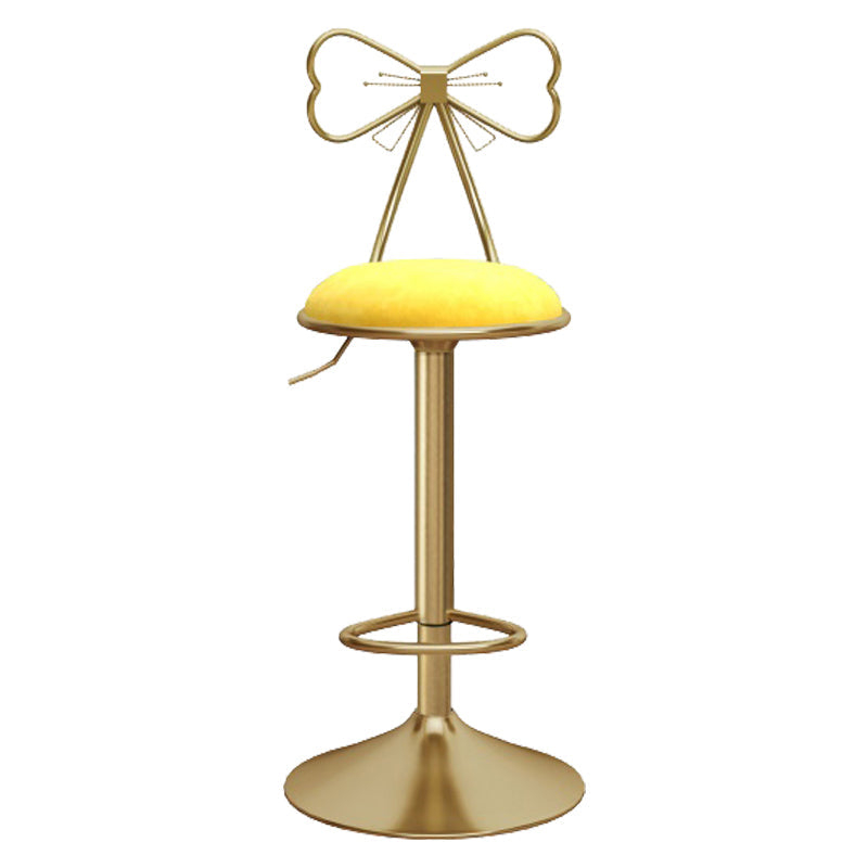 布張りのバースツール調整可能な高さスカンジナビアのカウンターハイトスツール