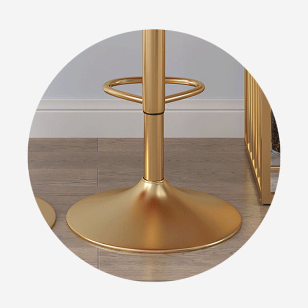 布張りのバースツール調整可能な高さスカンジナビアのカウンターハイトスツール