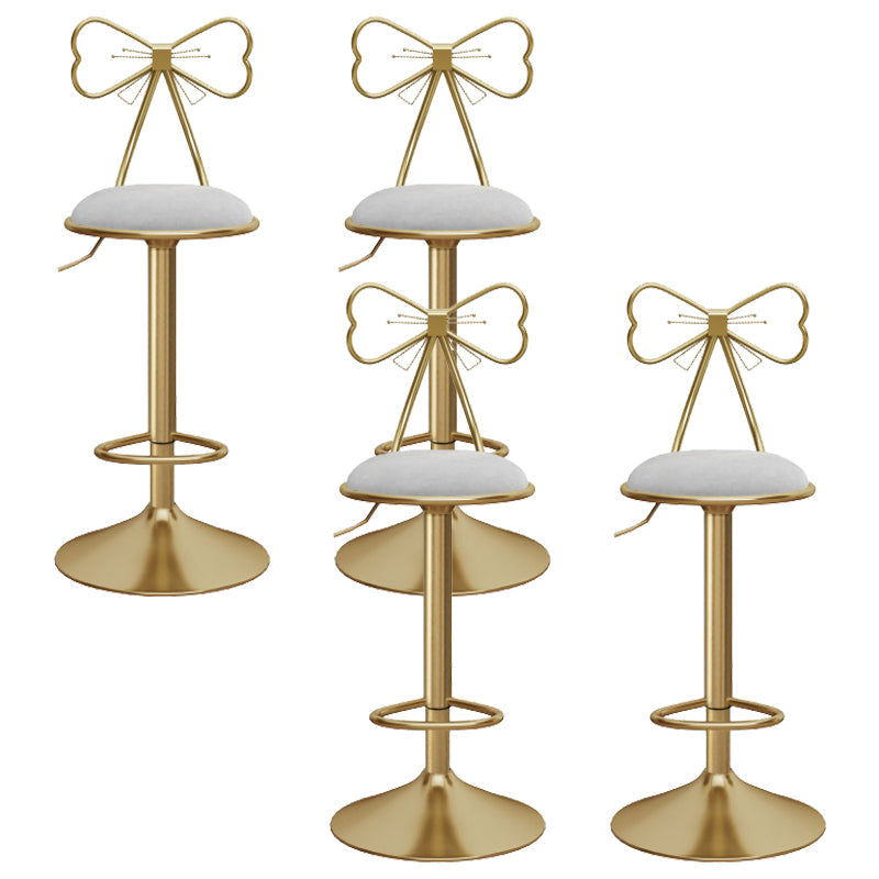 布張りのバースツール調整可能な高さスカンジナビアのカウンターハイトスツール