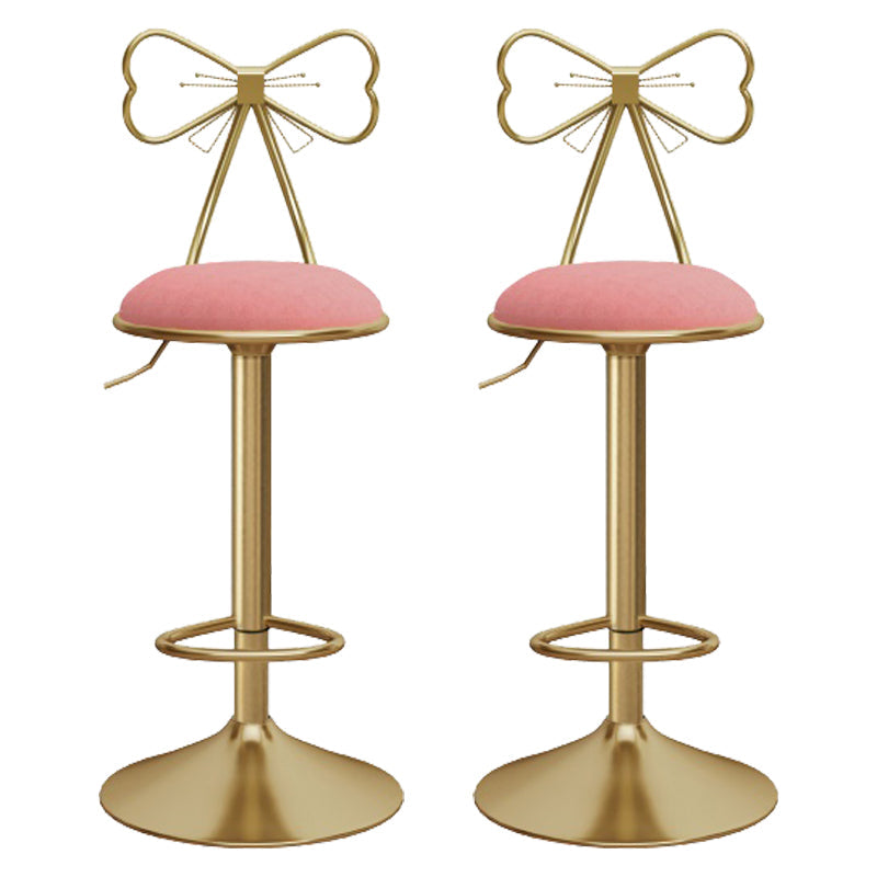 布張りのバースツール調整可能な高さスカンジナビアのカウンターハイトスツール