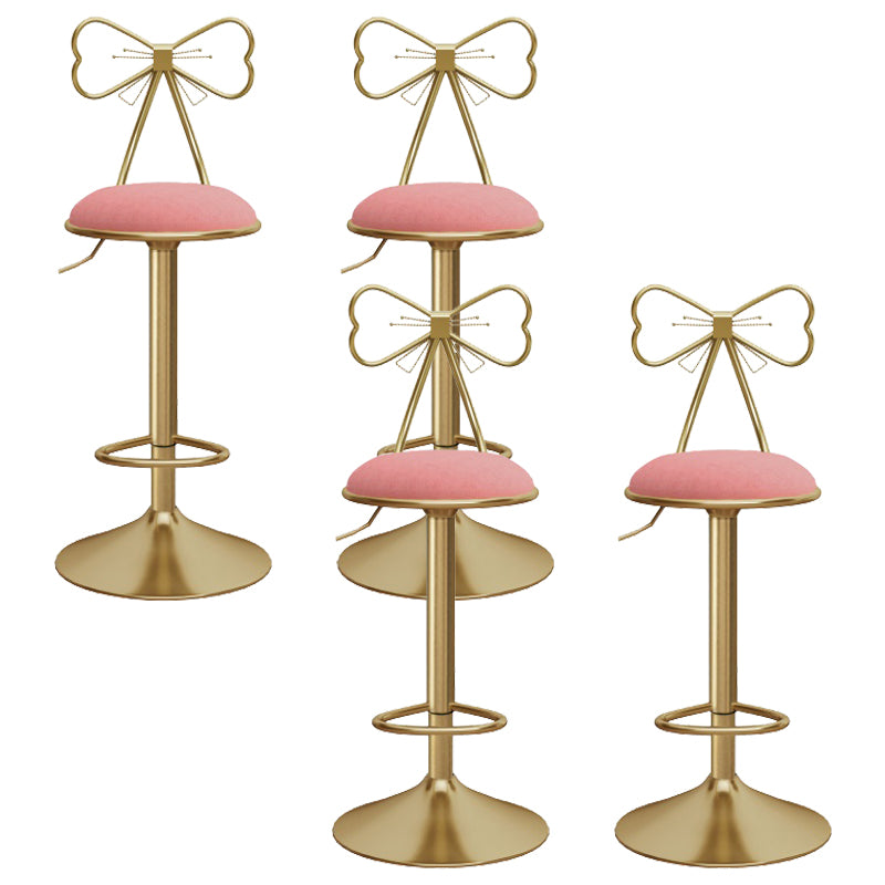 布張りのバースツール調整可能な高さスカンジナビアのカウンターハイトスツール