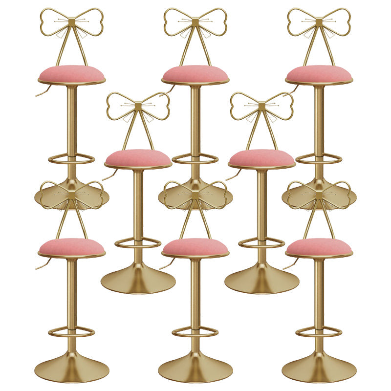 布張りのバースツール調整可能な高さスカンジナビアのカウンターハイトスツール