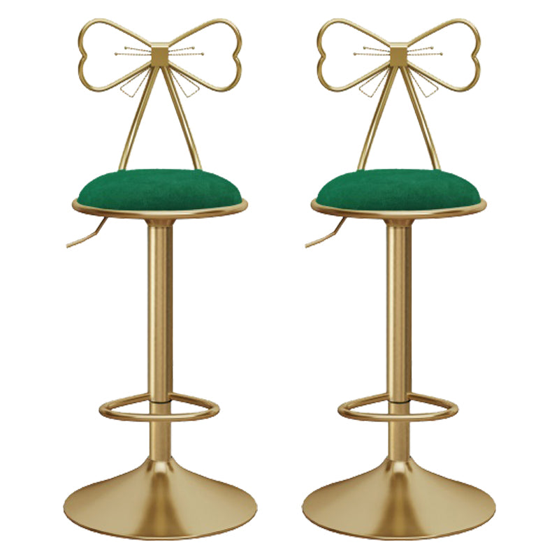 布張りのバースツール調整可能な高さスカンジナビアのカウンターハイトスツール