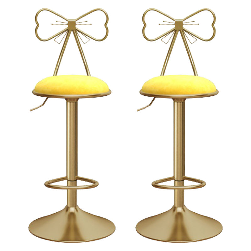 布張りのバースツール調整可能な高さスカンジナビアのカウンターハイトスツール