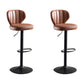 Taburete de bar elevable moderno, taburete de bar de metal con patas de metal para restaurante