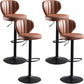 Taburete de bar elevable moderno, taburete de bar de metal con patas de metal para restaurante