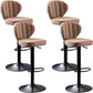 Taburete de bar elevable moderno, taburete de bar de metal con patas de metal para restaurante