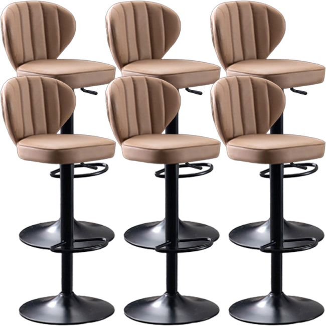 Taburete de bar elevable moderno, taburete de bar de metal con patas de metal para restaurante
