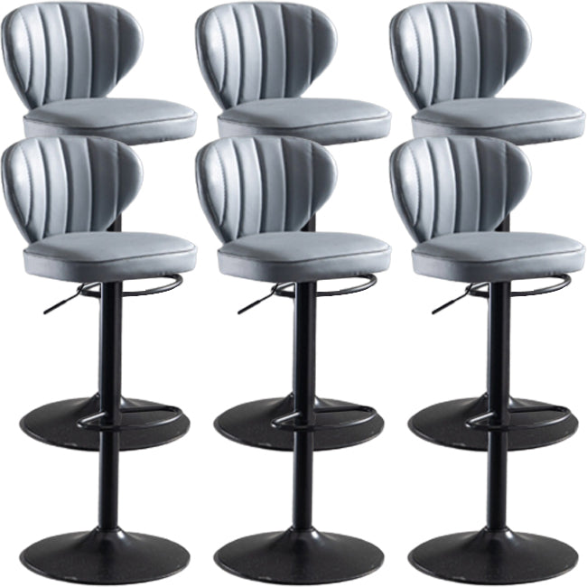 Taburete de bar elevable moderno, taburete de bar de metal con patas de metal para restaurante