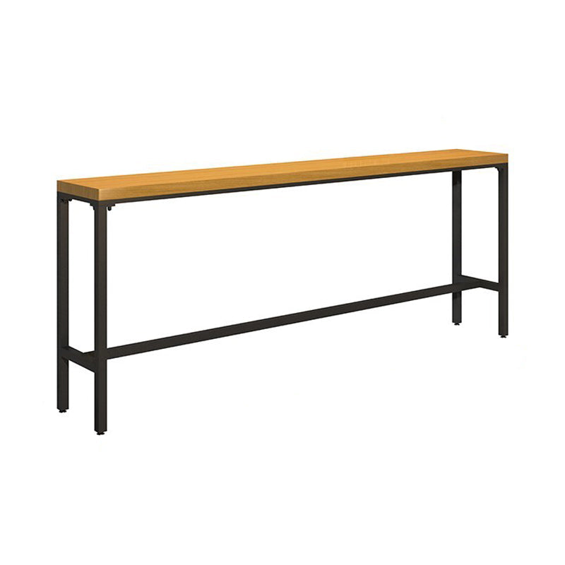 Modern 1/6/11 Pieces Bar Table Set Rectangle Pine Wood Counter Table with High Stools Clearhalo 'Bar Furniture' 'furn' 'furn_home_bar_bar_sets' 'Furniture' 'Home Bars & Bar Sets' 'home_bar_bar_sets' 'Kitchen & Dining Furniture' 5381412